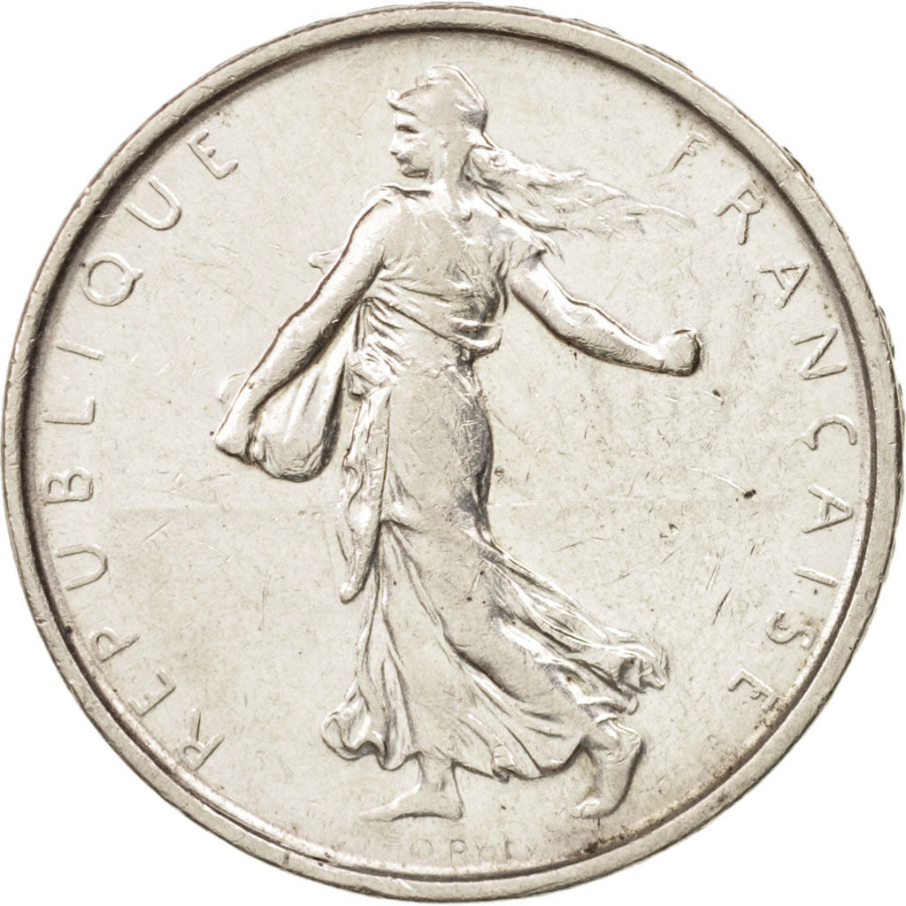 Frankreich, Semeuse, 5 Francs, 1966, Paris, EF(40-45), Silver, KM:926, Gadour...