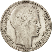 Moneda, Francia, Turin, 10 Francs, 1929, Paris, BC+, Plata, KM:878, Gadoury:801
