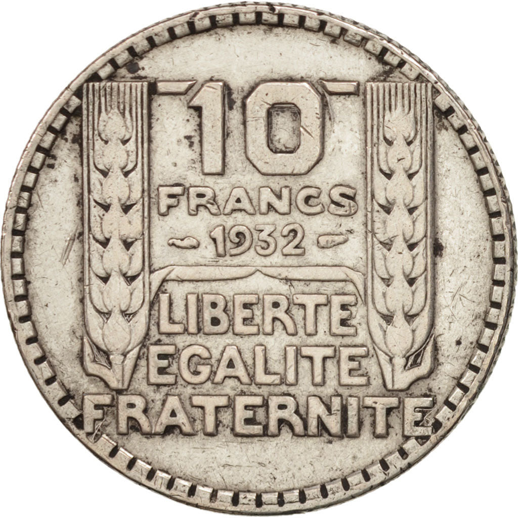 Coin, France, Turin, 10 Francs, 1932, Paris, VF(30-35), Silver, KM:878