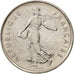 France, Semeuse, 5 Francs, 1991, Paris, AU(55-58), Nickel Clad Copper-Nickel,...