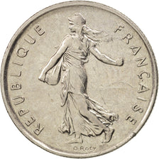 France, Semeuse, 5 Francs, 1994, Paris, AU(50-53), Nickel Clad Copper-Nickel