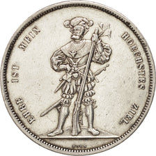 Switzerland, 5 Francs, 1857, AU(55-58), Silver, KM:S4
