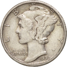 Vereinigte Staaten, Mercury Dime, Dime, 1930, U.S. Mint, Philadelphia