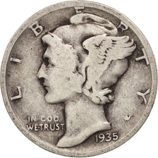 Vereinigte Staaten, Mercury Dime, Dime, 1935, U.S. Mint, Philadelphia