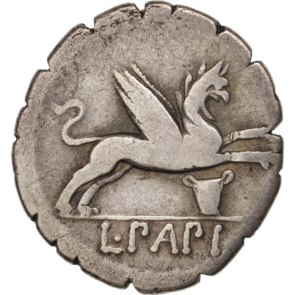 Papia, Denarius, 79, Roma, VF(30-35), Silver