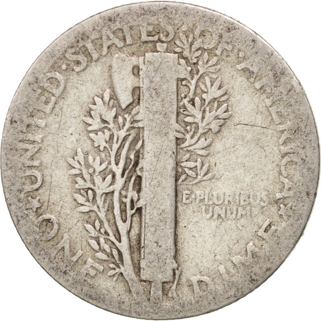 Vereinigte Staaten, Mercury Dime, Dime, 1942, U.S. Mint, Philadelphia