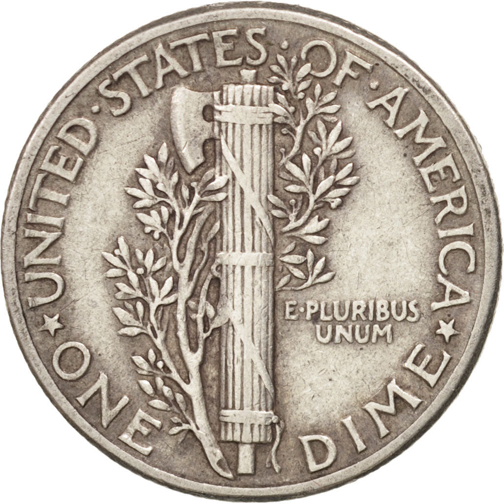Moneta, Stati Uniti, Mercury Dime, Dime, 1944, U.S. Mint, Philadelphia, BB+