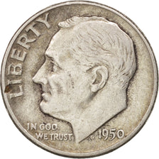 United States, Roosevelt Dime, Dime, 1950, U.S. Mint, Philadelphia, EF(40-45)