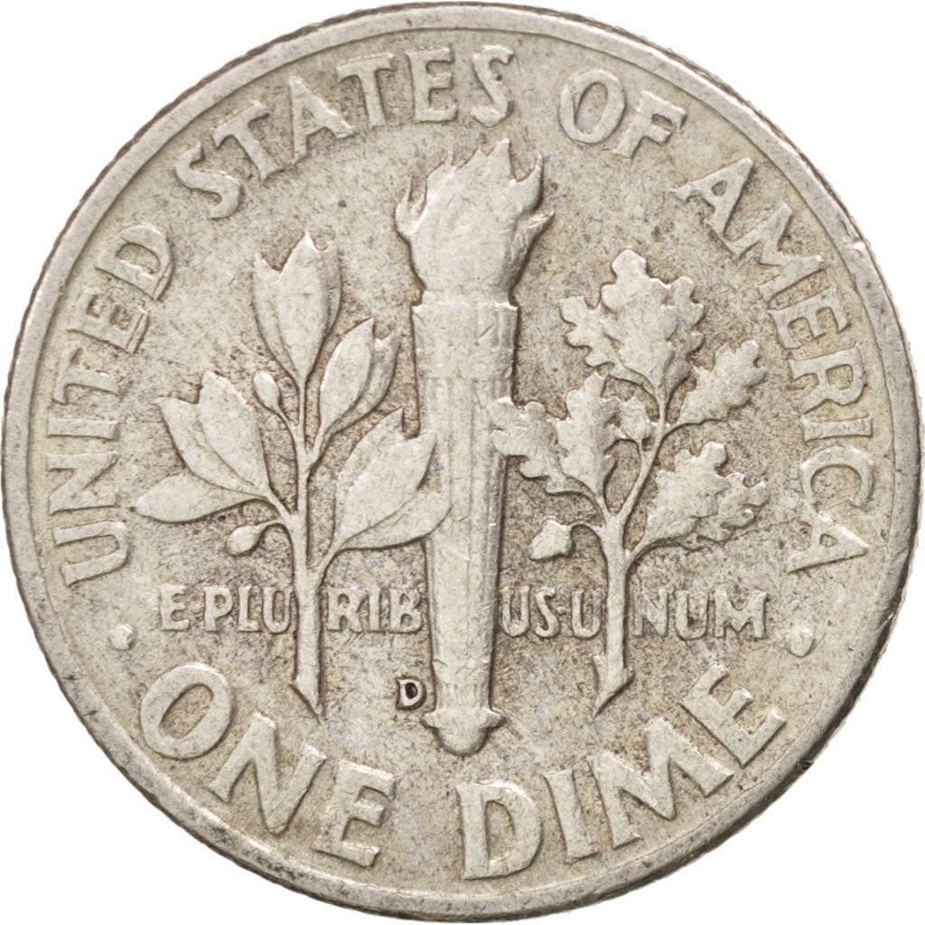 Coin, United States, Roosevelt Dime, Dime, 1951, U.S. Mint, Denver, AU(50-53)