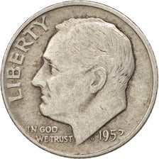 Coin, United States, Roosevelt Dime, Dime, 1952, U.S. Mint, Denver, AU(50-53)