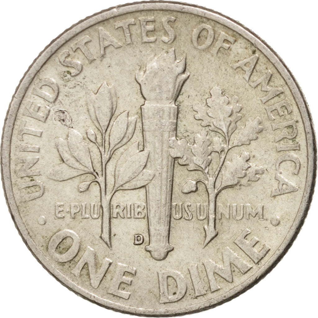 Coin, United States, Roosevelt Dime, Dime, 1952, U.S. Mint, Denver, AU(55-58)