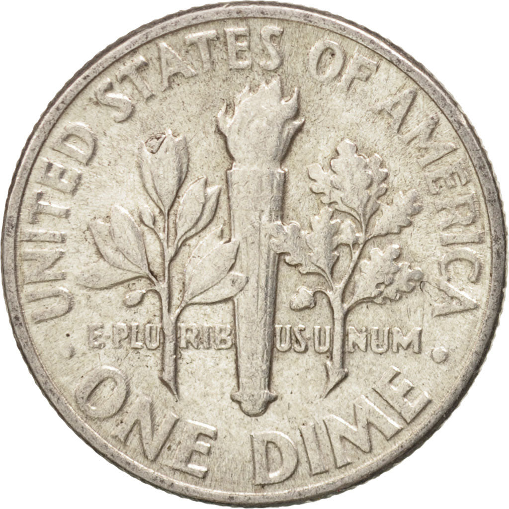 Coin, United States, Roosevelt Dime, Dime, 1956, U.S. Mint, Philadelphia