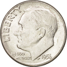 United States, Roosevelt Dime, Dime, 1956, U.S. Mint, Philadelphia, MS(64)