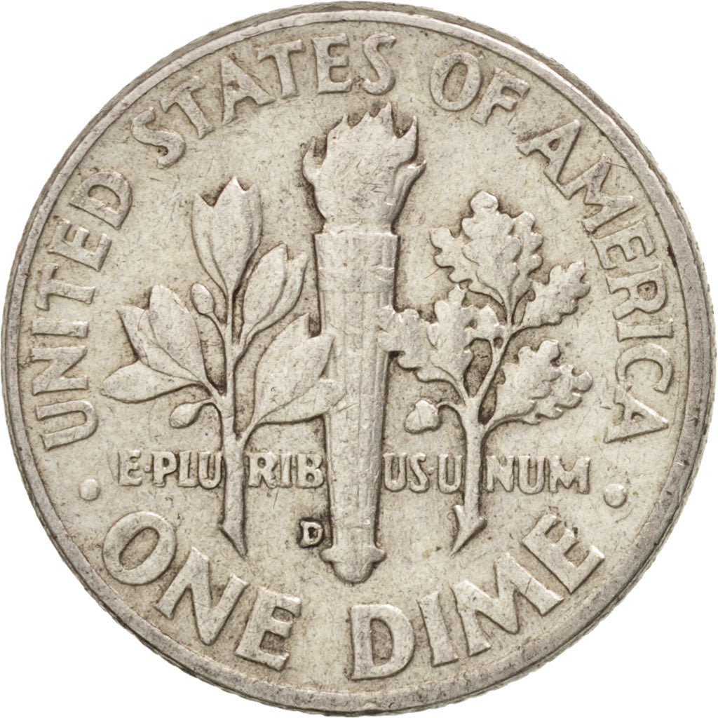Coin, United States, Roosevelt Dime, Dime, 1960, U.S. Mint, Denver, EF(40-45)