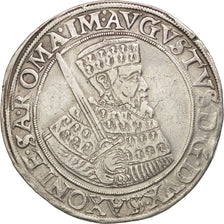 German States, Augustus, Saxonny, Thaler, 1557, Annaberg, EF(40-45), Silver