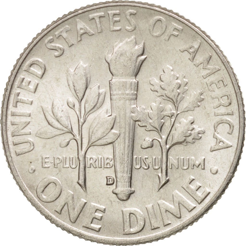 Coin, United States, Roosevelt Dime, Dime, 1964, U.S. Mint, Denver, MS(64)