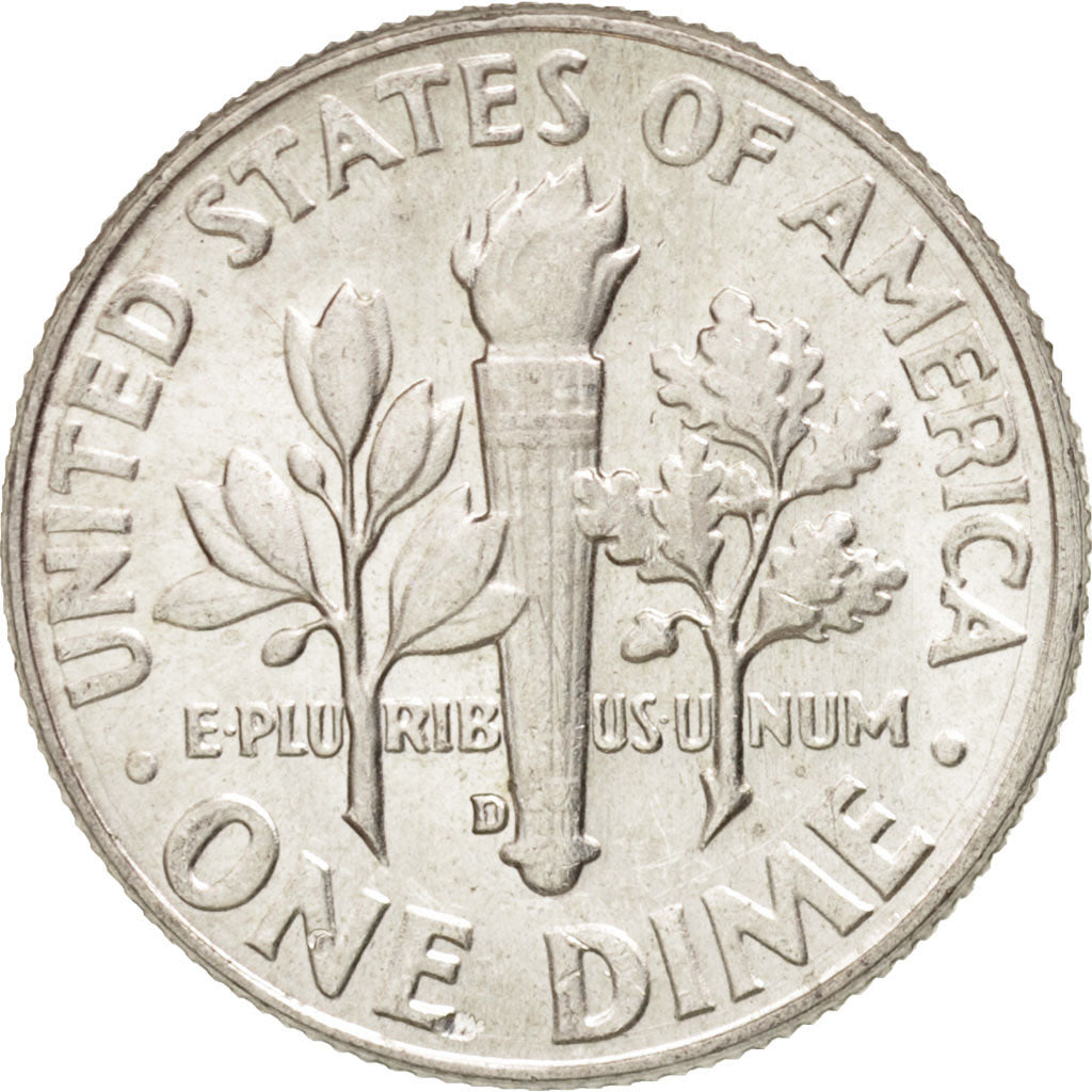 Coin, United States, Roosevelt Dime, Dime, 1964, U.S. Mint, Denver, MS(64)