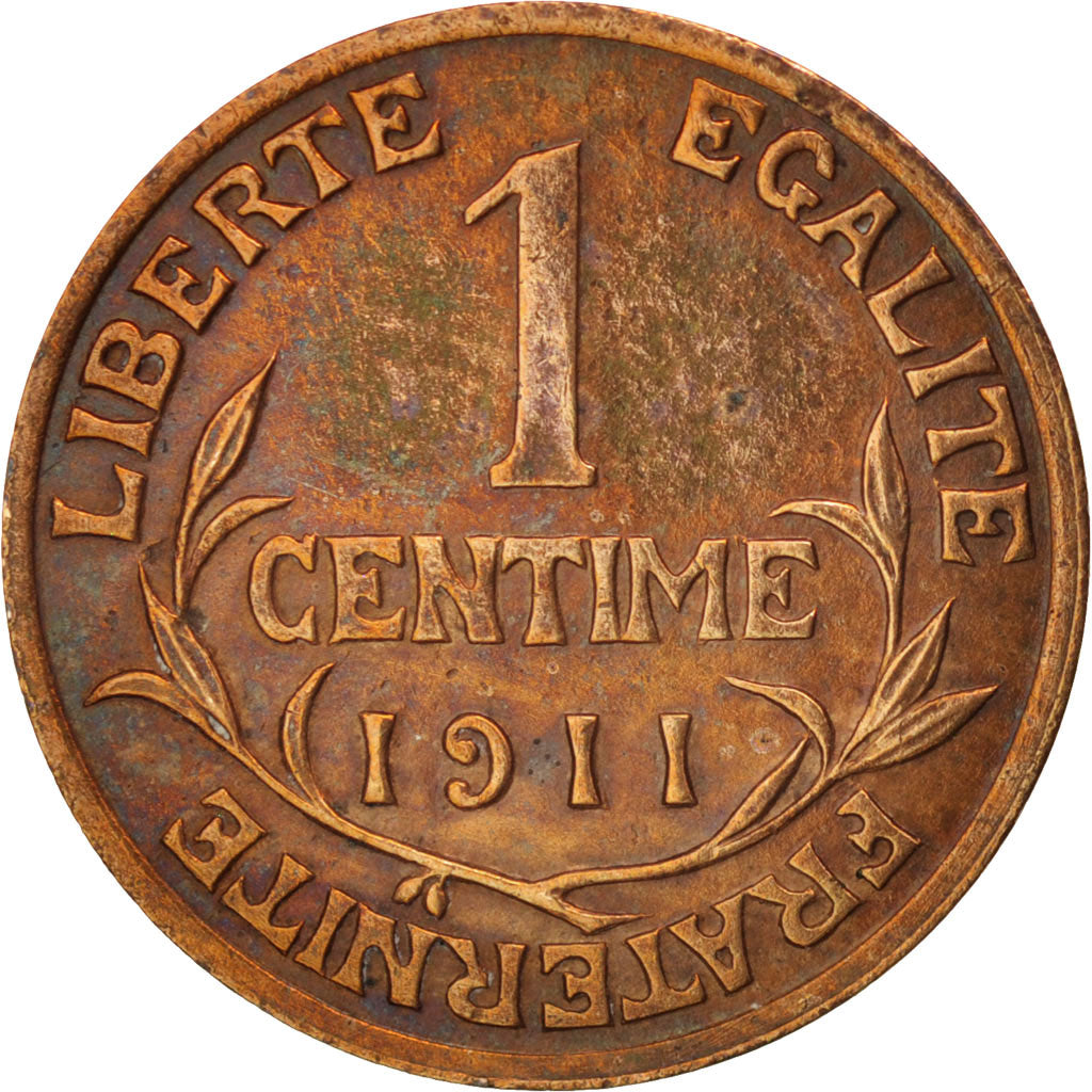 Coin, France, Dupuis, Centime, 1911, Paris, AU(55-58), Bronze, KM:840