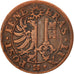 SWISS CANTONS, GENEVA, Centime, 1844, Genève, EF(40-45), Copper, KM:130