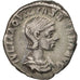 Aquilia Severa, Denarius, 220, Roma, AU(50-53), Silver