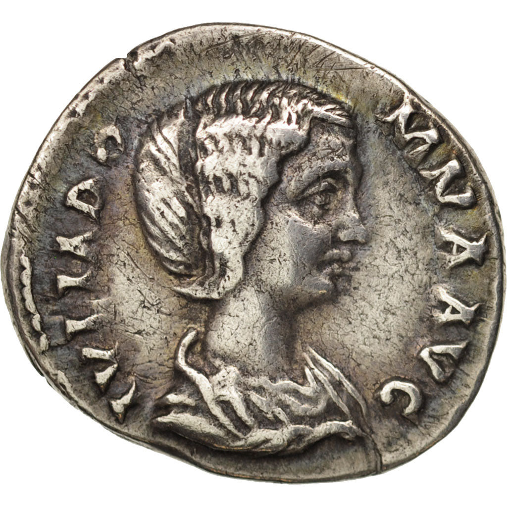 Julia Domna, Denarius, 194, Roma, EF(40-45), Silver, RIC:536