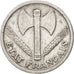 France, Bazor, 2 Francs, 1944, Castelsarrasin, EF(40-45), Aluminum, KM:904.3