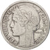 Monnaie, France, Morlon, 2 Francs, 1945, Beaumont le Roger, TB+, Aluminium