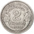 Munten, Frankrijk, Morlon, 2 Francs, 1945, Beaumont le Roger, FR+, Aluminium