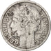 Moneta, Francia, Morlon, 2 Francs, 1945, Castelsarrasin, MB, Alluminio