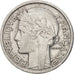 Moneda, Francia, Morlon, 2 Francs, 1947, Paris, MBC, Aluminio, KM:886a.1