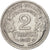 Munten, Frankrijk, Morlon, 2 Francs, 1947, Paris, ZF, Aluminium, KM:886a.1