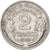 Moneda, Francia, Morlon, 2 Francs, 1948, Paris, MBC, Aluminio, KM:886a.1