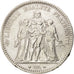 Coin, France, Hercule, 5 Francs, 1876, Bordeaux, EF(40-45), Silver, KM:820.2