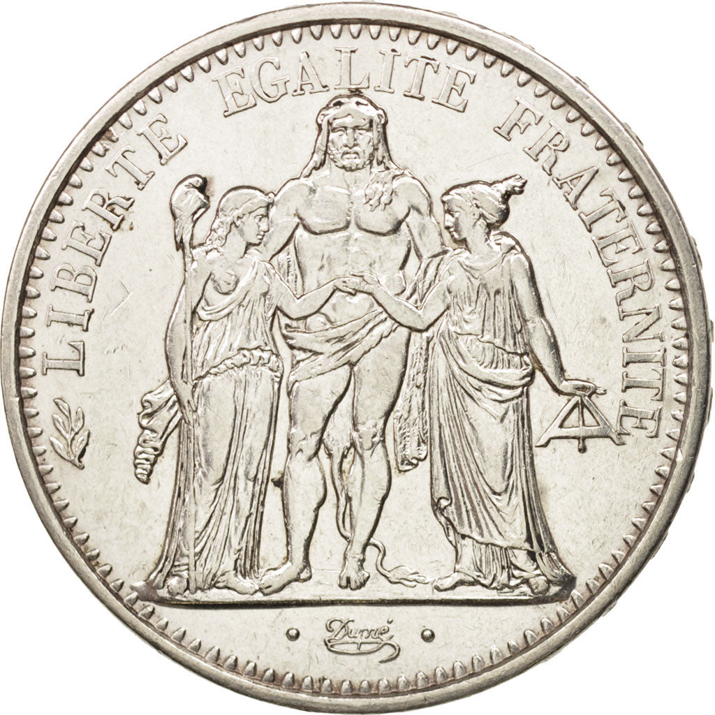 France, Hercule, 10 Francs, 1965, Paris, AU(50-53), Silver, KM:932, Gadoury:813