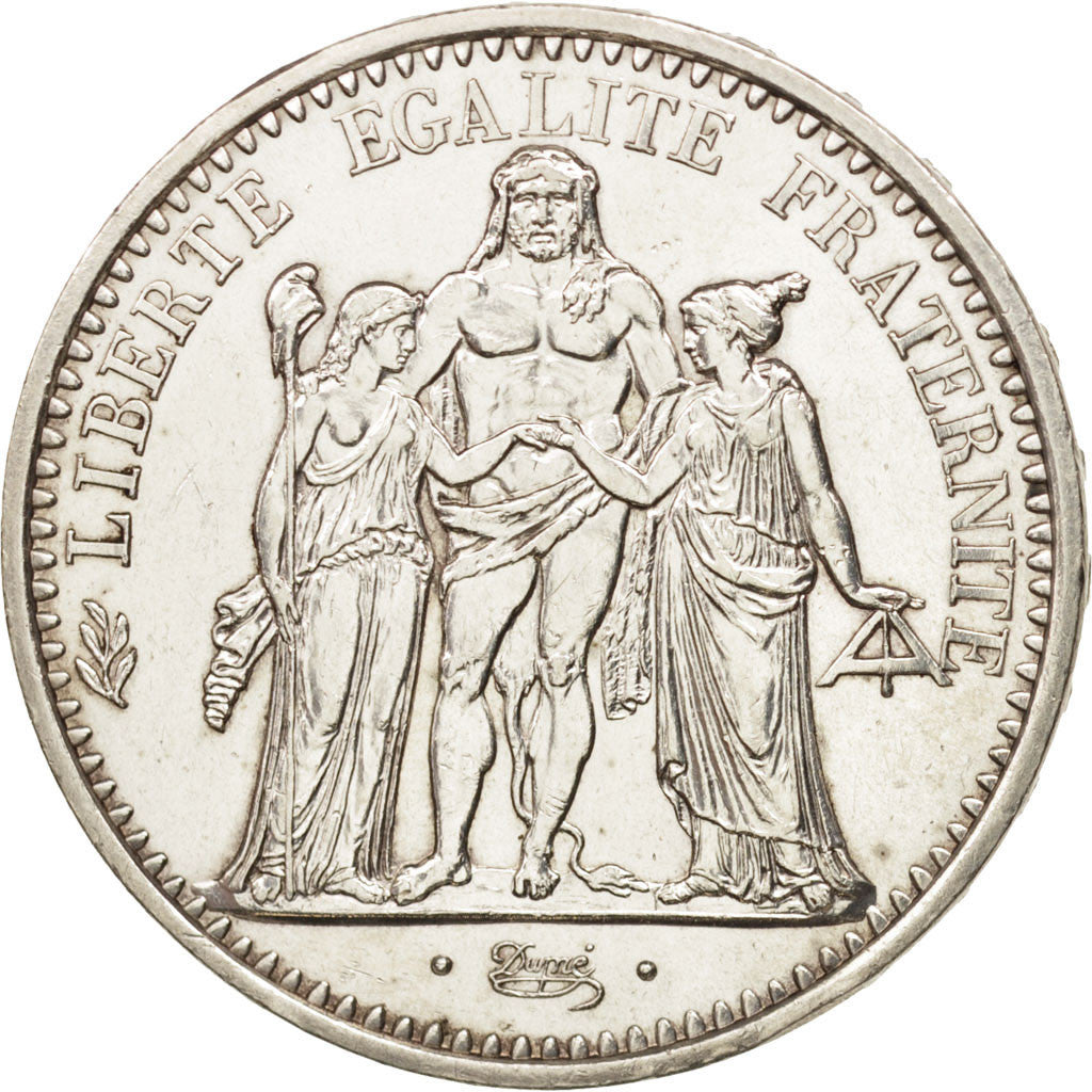 France, Hercule, 10 Francs, 1966, Paris, AU(55-58), Silver, KM:932, Gadoury:813