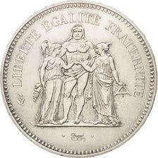 Münze, Frankreich, Hercule, 50 Francs, 1974, Paris, VZ+, Silber, KM:941.1