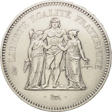 Coin, France, Hercule, 50 Francs, 1975, Paris, MS(63), Silver, KM:941.1