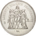 Coin, France, Hercule, 50 Francs, 1976, Paris, MS(63), Silver, KM:941.1