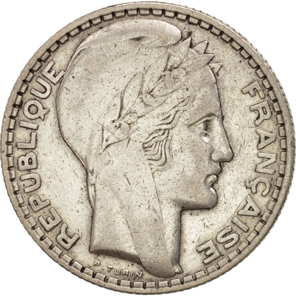 Coin, France, Turin, 10 Francs, 1929, Paris, VF(30-35), Silver, KM:878