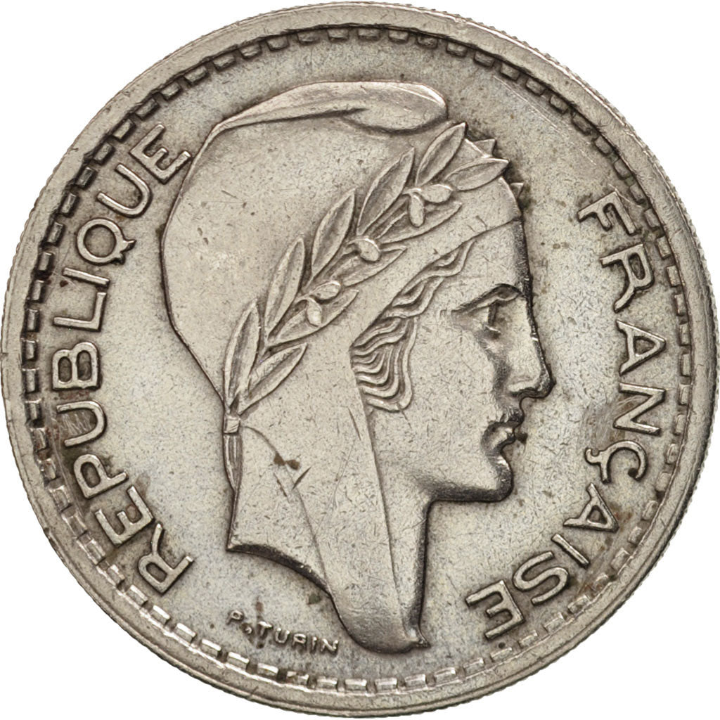 Coin, France, Turin, 10 Francs, 1948, Paris, AU(50-53), Copper-nickel, KM:909.1