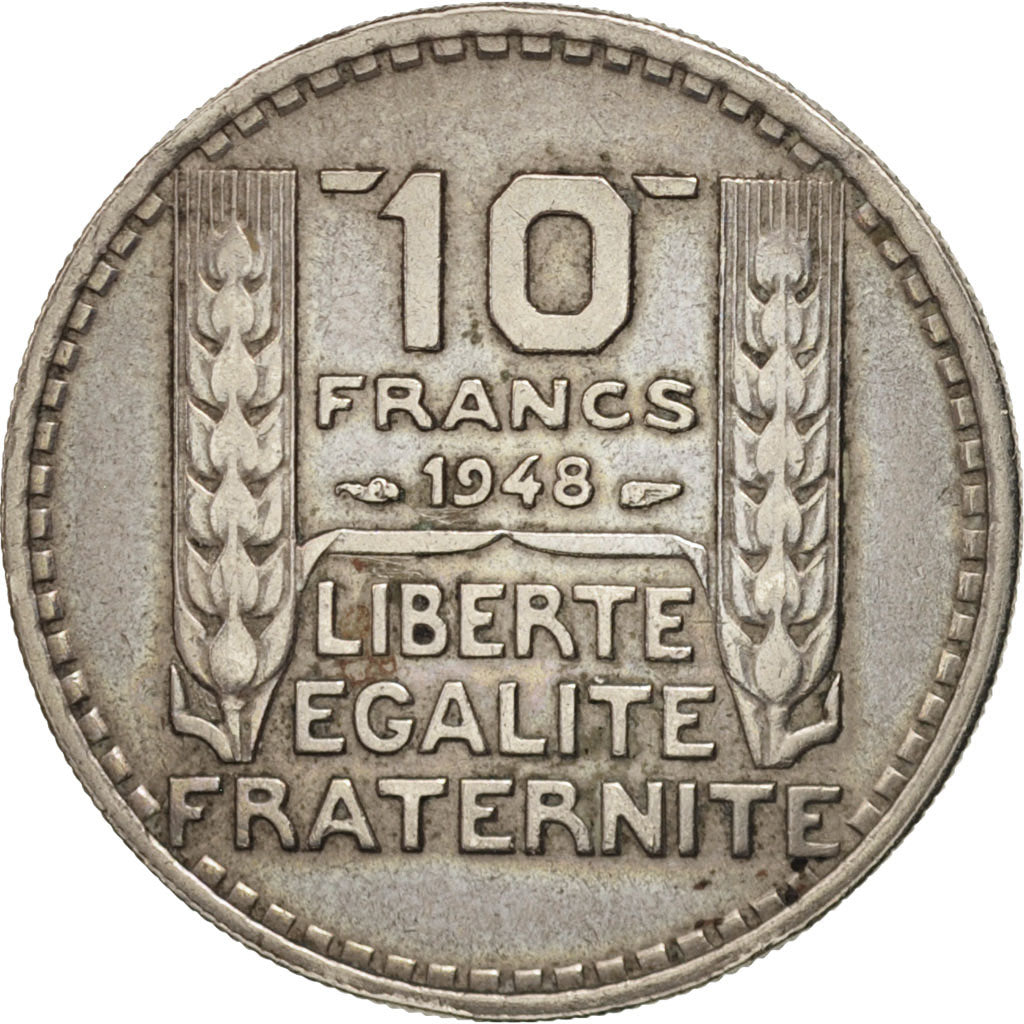 Coin, France, Turin, 10 Francs, 1948, Paris, AU(50-53), Copper-nickel, KM:909.1