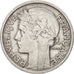 Coin, France, Morlon, 2 Francs, 1948, Beaumont le Roger, EF(40-45), Aluminum
