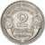 Munten, Frankrijk, Morlon, 2 Francs, 1959, Paris, ZF, Aluminium, KM:886a.1