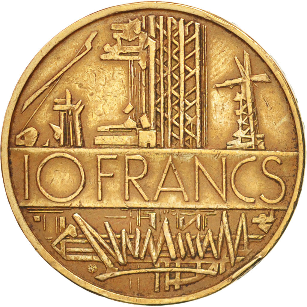 Coin, France, Mathieu, 10 Francs, 1978, Paris, AU(50-53), Nickel-brass, KM:940