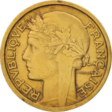 France, Morlon, Franc, 1936, Paris, AU(50-53), Aluminum-Bronze, KM:885
