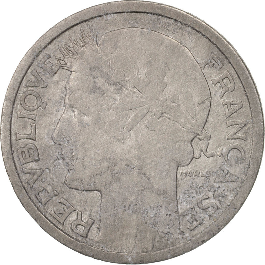 Moneta, Francja, Morlon, Franc, 1946, Paris, F(12-15), Aluminium, KM:885a.1