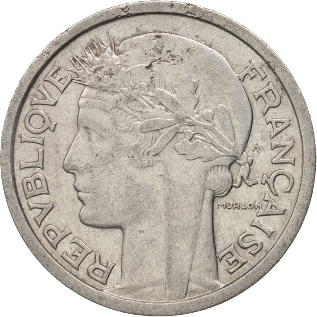Monnaie, France, Morlon, Franc, 1948, Paris, TB+, Aluminium, KM:885a.1