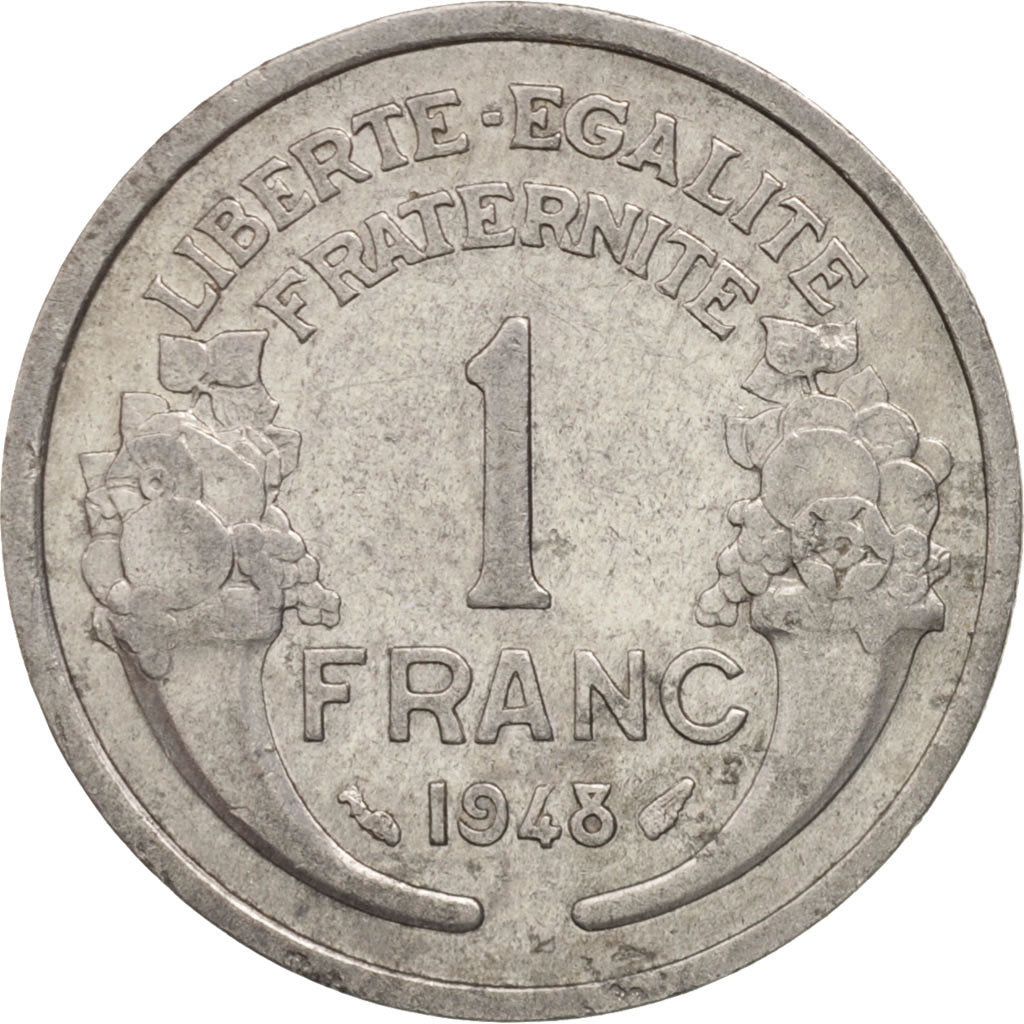 Monnaie, France, Morlon, Franc, 1948, Paris, TB+, Aluminium, KM:885a.1