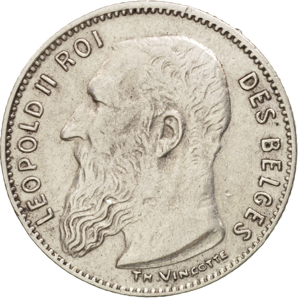 Belgium, 50 Centimes, 1909, AU(50-53), Silver, KM:60.1