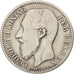 Moneda, Bélgica, Leopold II, Franc, 1886, BC+, Plata, KM:29.1